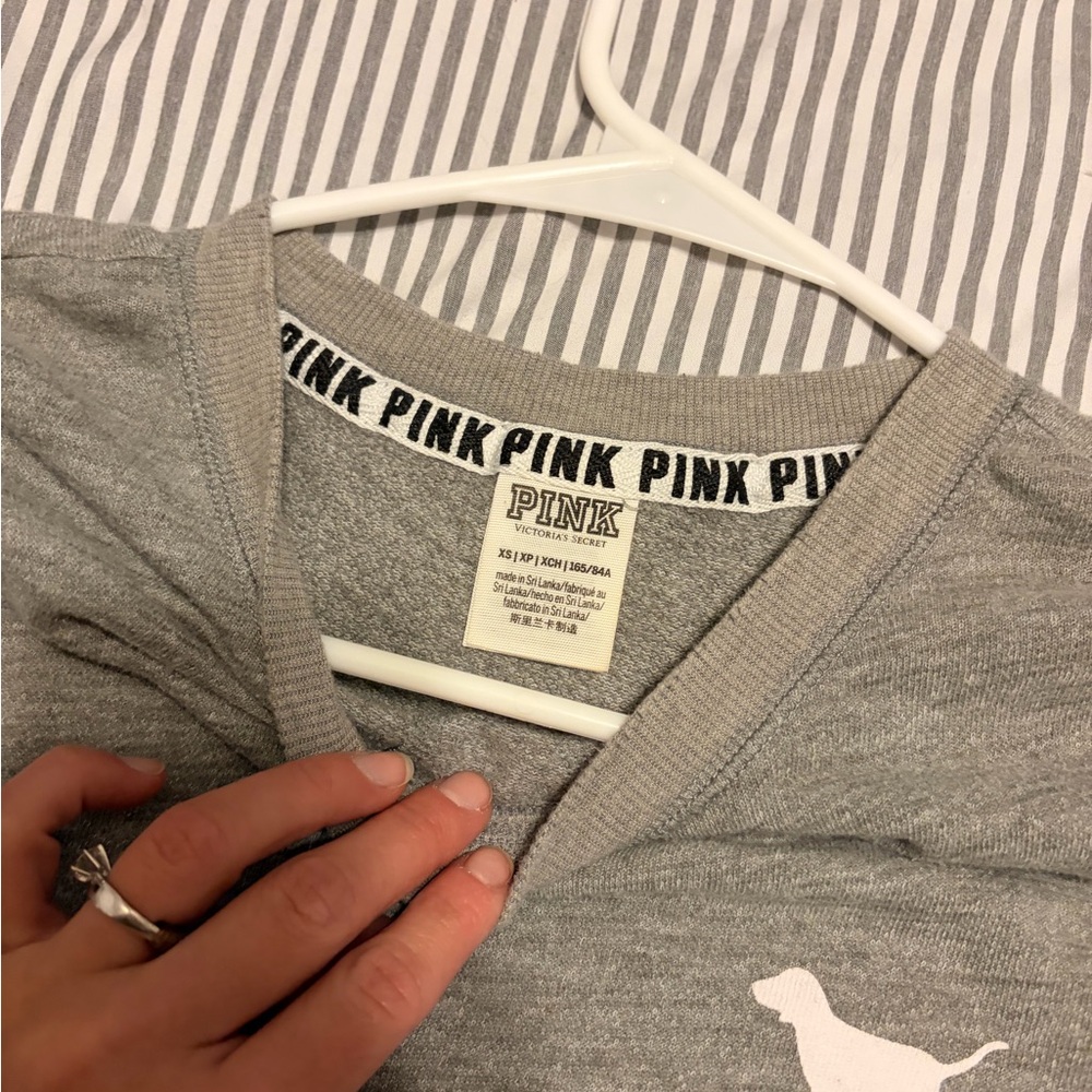 Gray PINK long sleeve